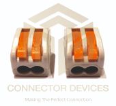 PCT wire connectors are a compact looking wire connector terminal block with spring lock lever for cable connection.