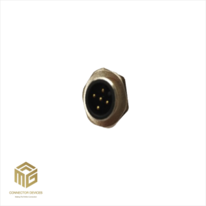 M12 5 PIN A CODED MALE BULKHEAD (M16*1.5)