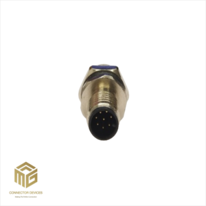 M12 8 PIN A CODED MALE BULKHEAD (M16*1.5)