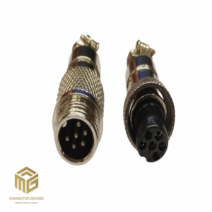 MRS 6 PIN MALE CABLE FEMALE CABLE 12 MM