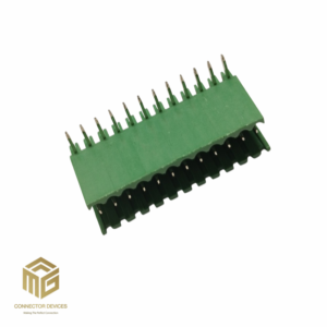 12 PIN GREEN MALE RIGHT ANGLE 5.08MM