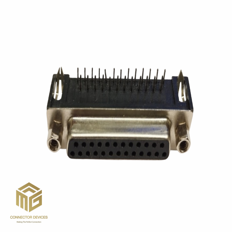 25 PIN DSUB FEMALE RIGHT ANGLE PCB MOUNT