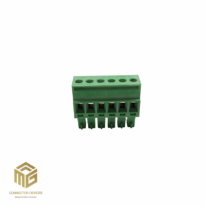 6 PIN 3.5MM GREEN FEMALE STRAIGHT